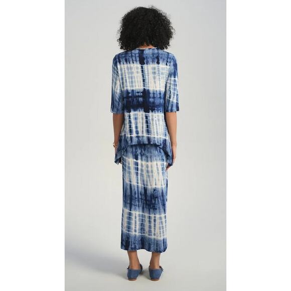 Aleeza Paris Blue Tie Dye Skirt Size 4x NWT - Picture 3 of 6